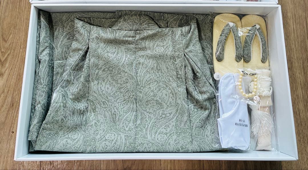 【ema.さま専用】 utatane 七五三 袴 くすみグリーンオフホワイト