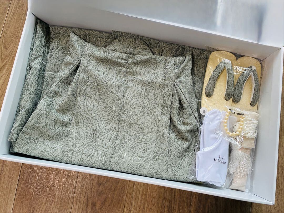 【ema.さま専用】 utatane 七五三 袴 くすみグリーンオフホワイト