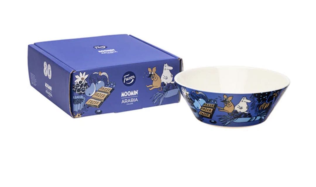 アラビア ファッツェル Moomin ムーミン 80周年 限定 ボウル