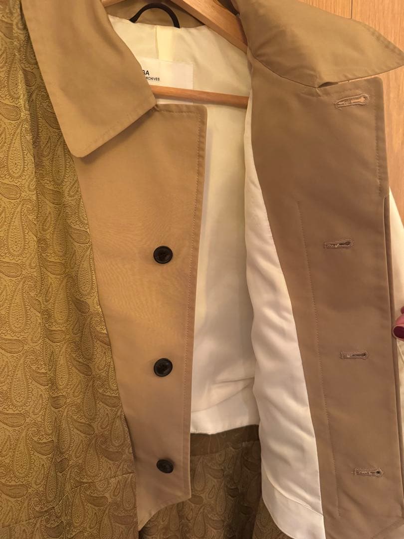 【ちゃこTOGA】美品　ドッキングコート ベージュ ホワイト