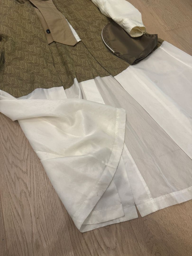 【ちゃこTOGA】美品　ドッキングコート ベージュ ホワイト