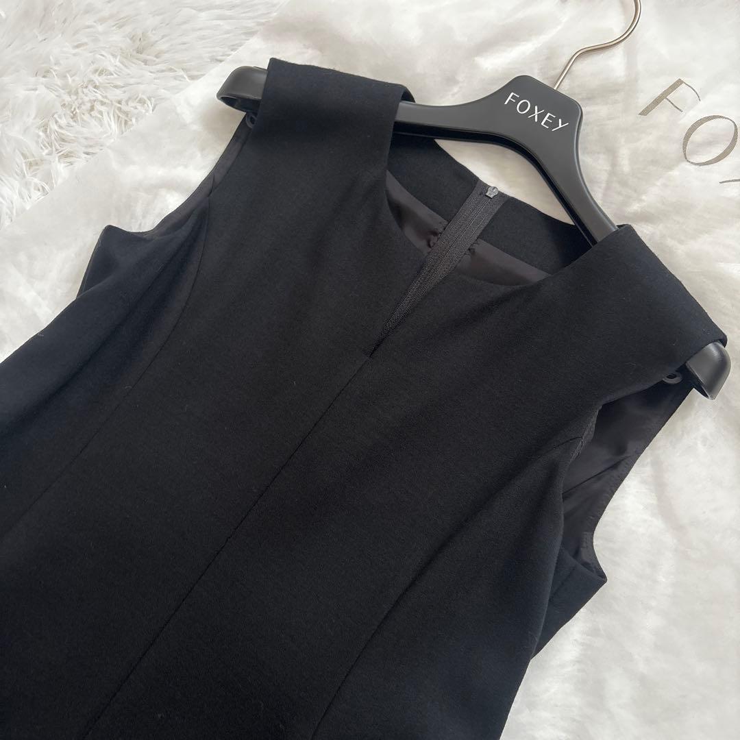 SK！新品　FOXEY フォクシー　ワンピース　黒　40 フリージア