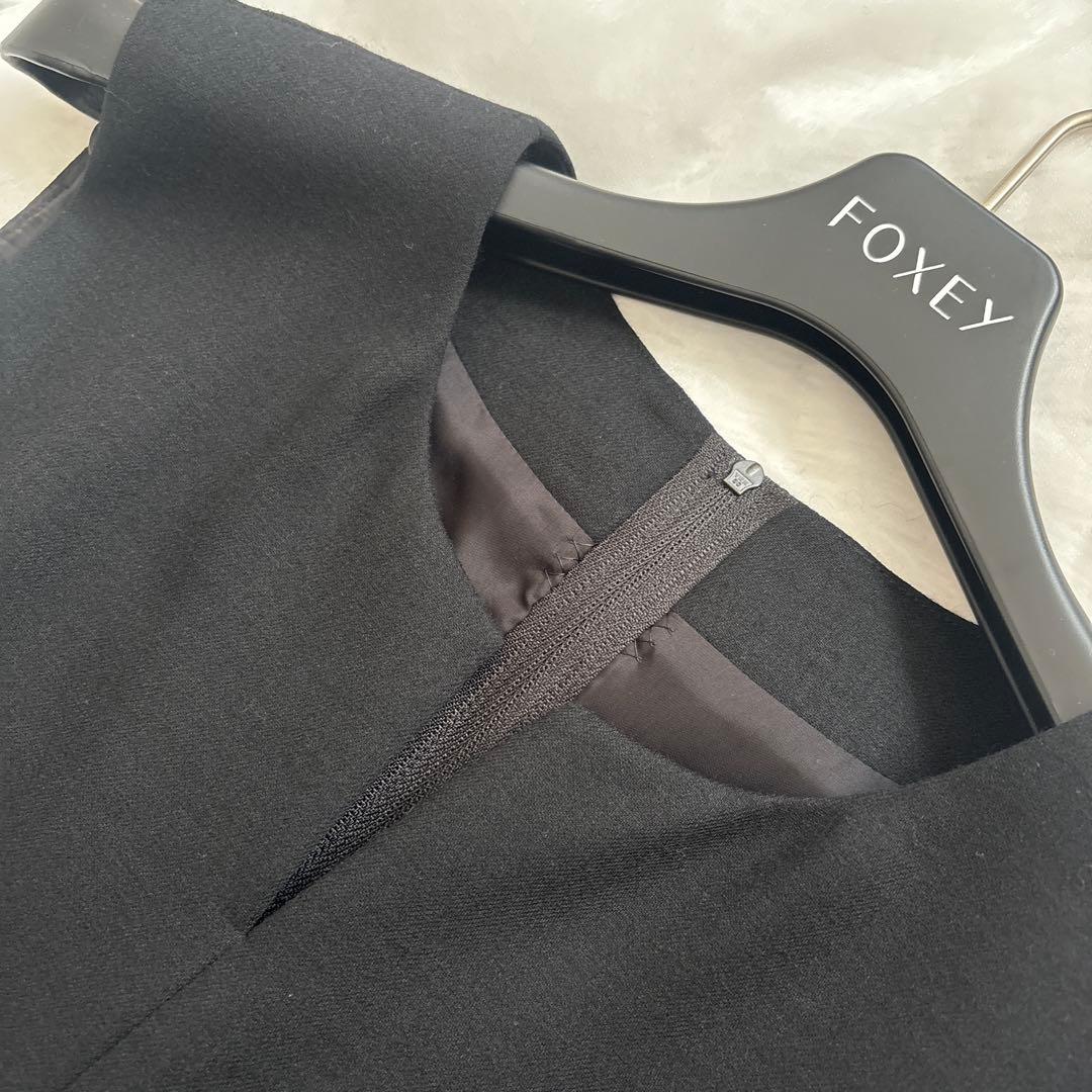 SK！新品　FOXEY フォクシー　ワンピース　黒　40 フリージア