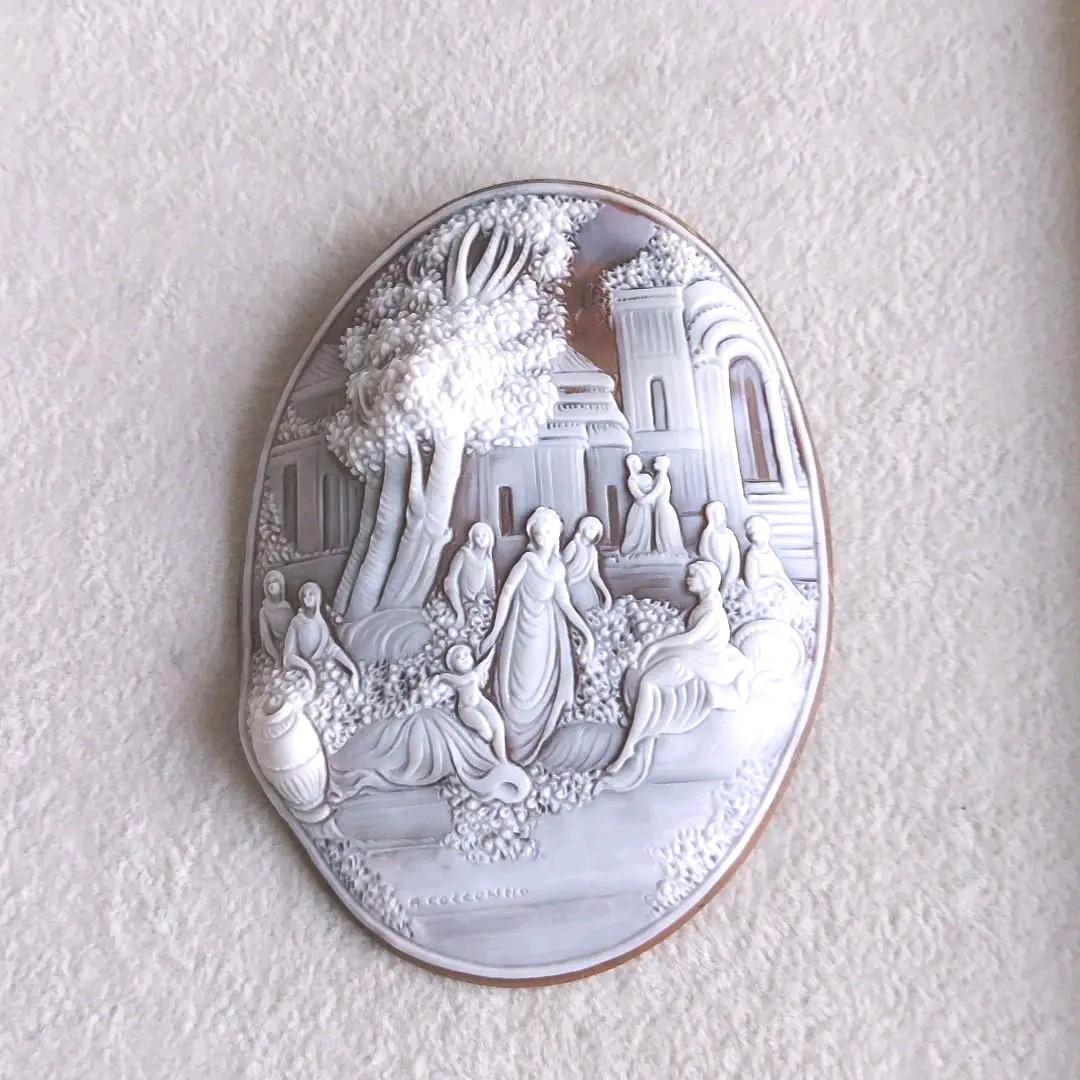 穏やかな日　シェル　カメオ　ルース