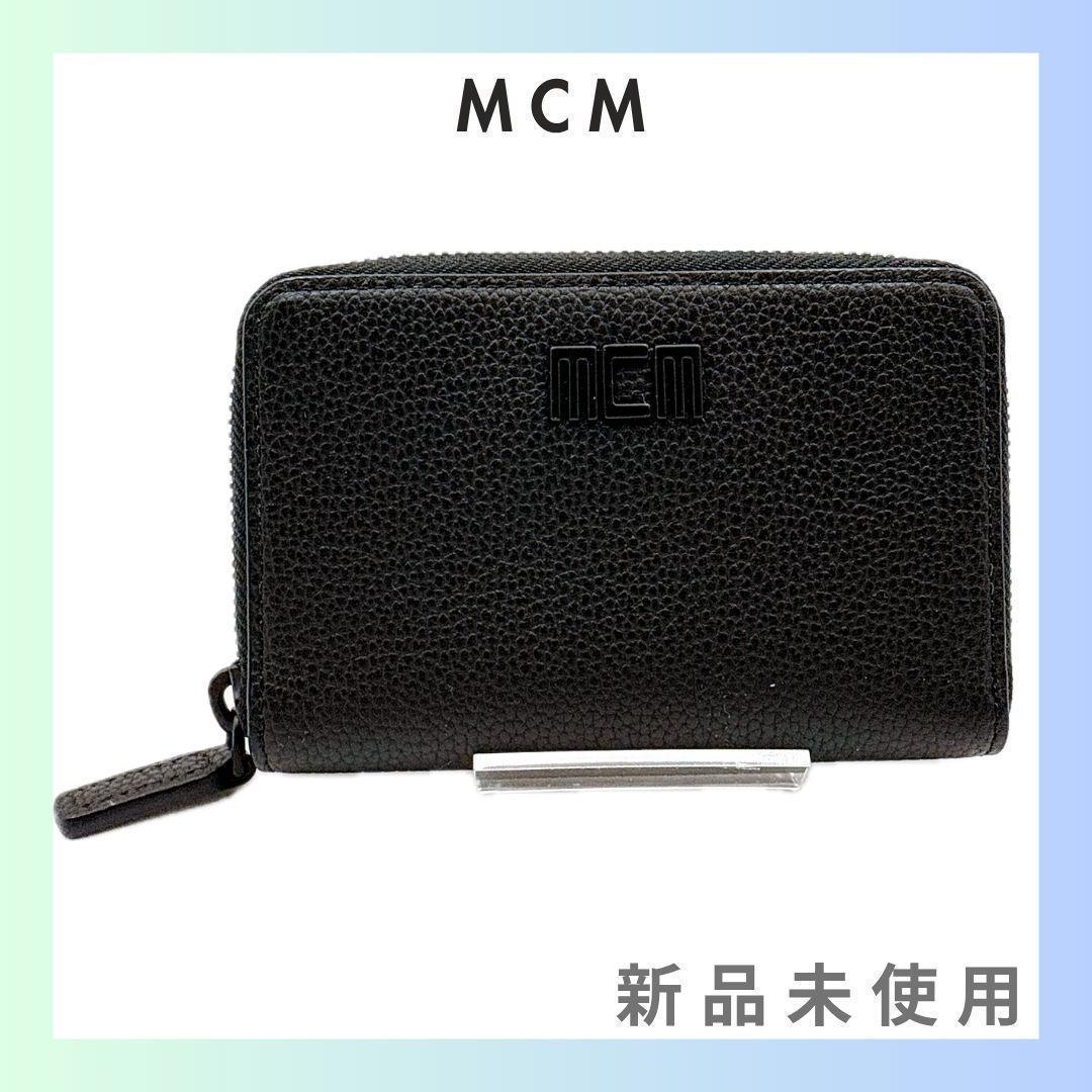 MCM エムシーエム レザー コンパクトウォレット ケース 新品未使用