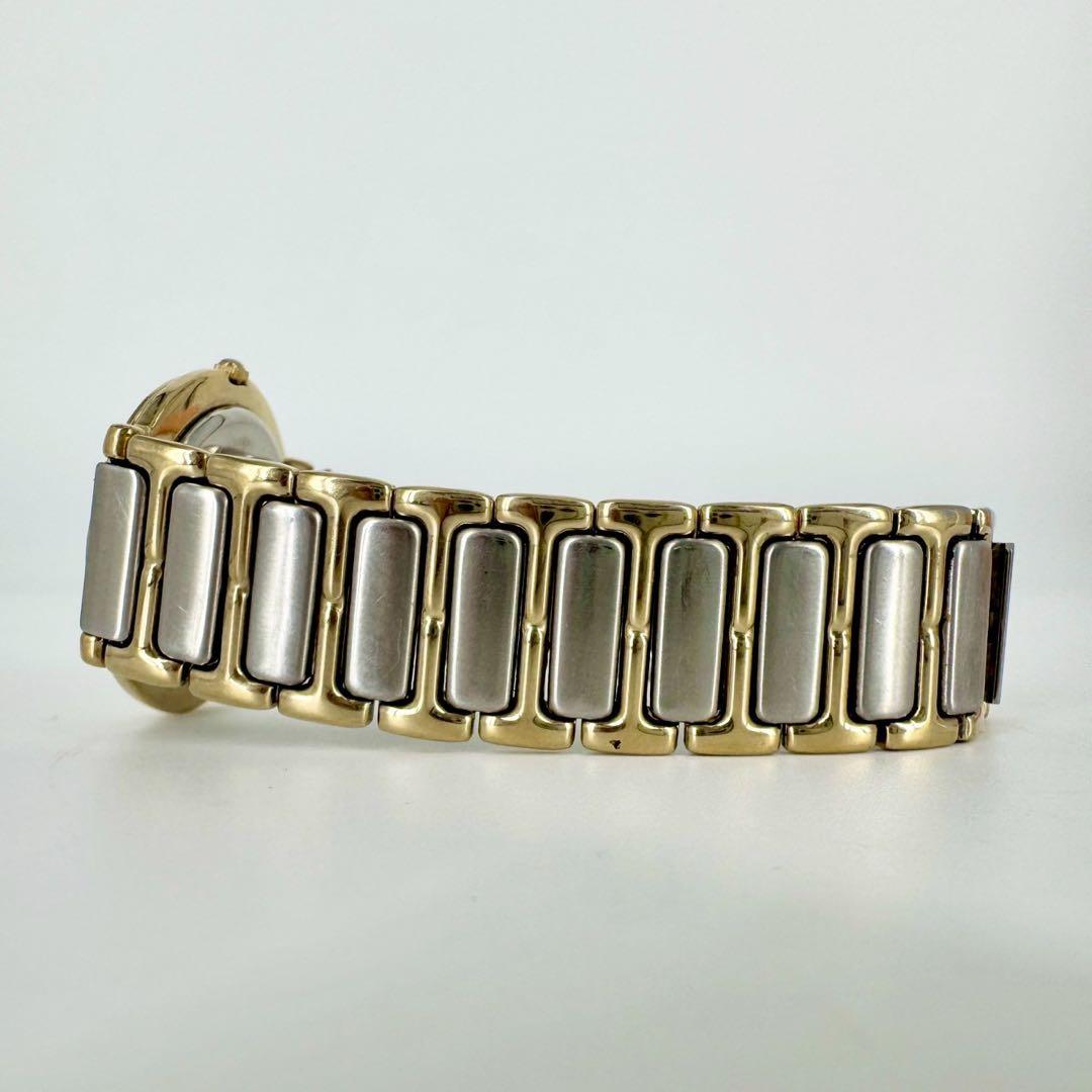 【新品電池】イブサンローラン YSL ラウンド コンビ メンズ 腕時計