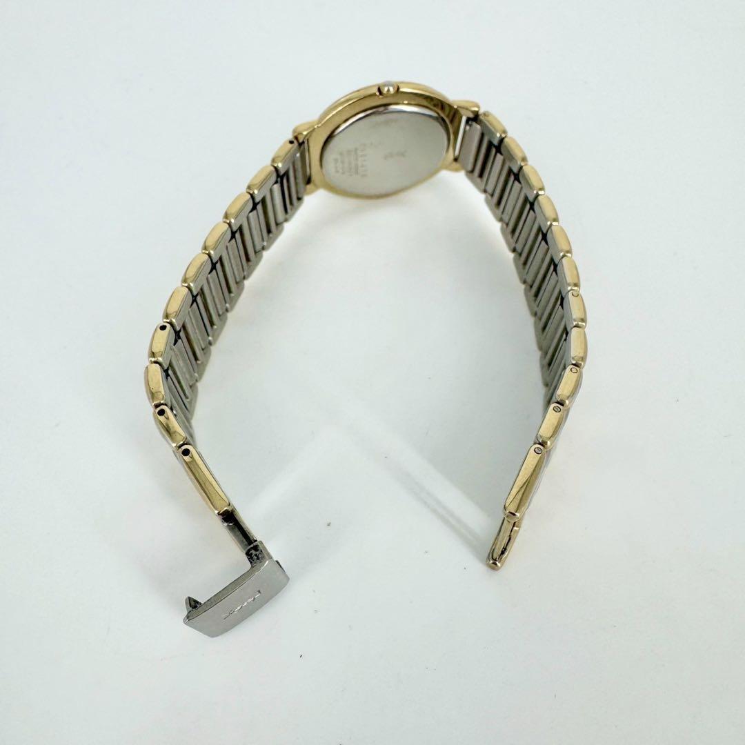 【新品電池】イブサンローラン YSL ラウンド コンビ メンズ 腕時計