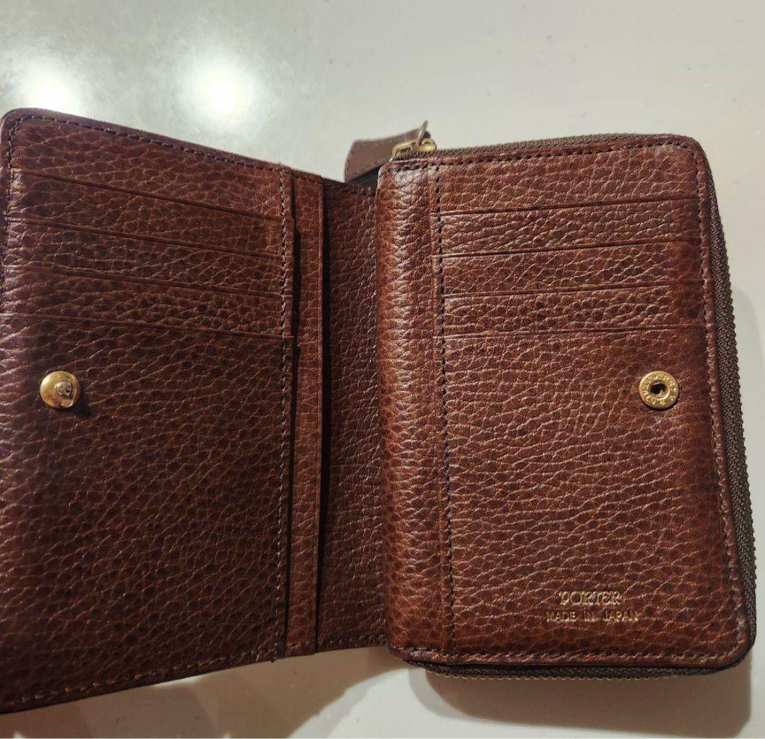 【美品】PORTERポーター GLAZE WALLET グレイズ　レザー