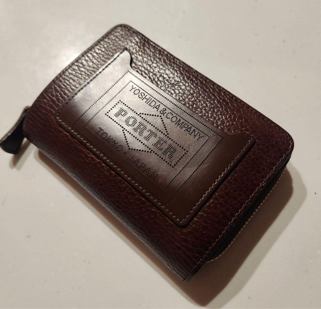【美品】PORTERポーター GLAZE WALLET グレイズ　レザー
