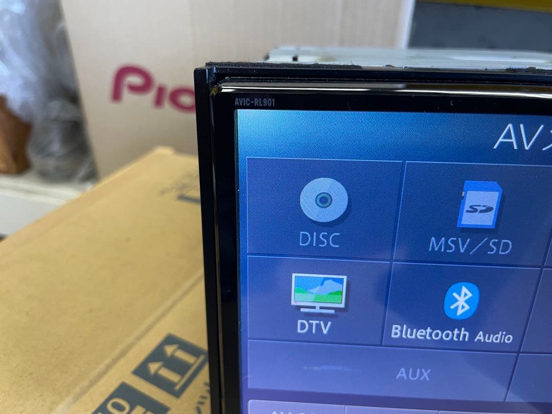 carrozzeris 8インチナビ　楽ナビ