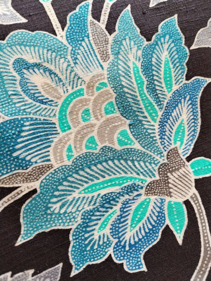 おたかやん　バティックテイスト　紬地　作家物　九寸名古屋帯