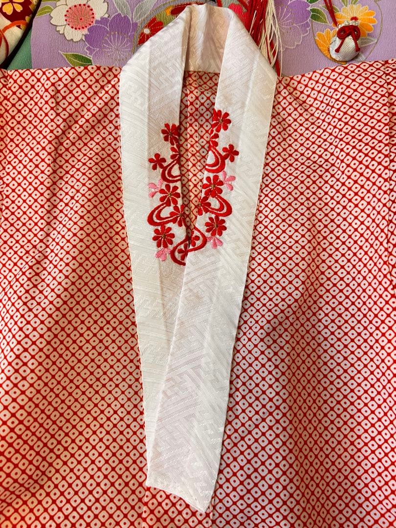 七五三　7歳用　着物、小物セット✴︎ミントグリーン