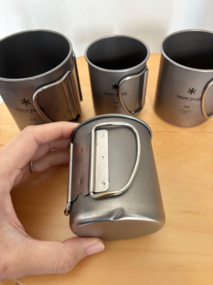  peak チタン マグカップセット 450ml 300ml 220ml