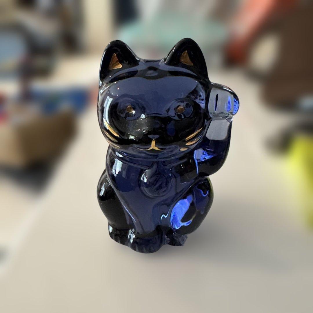 バカラ♡招き猫ブルー