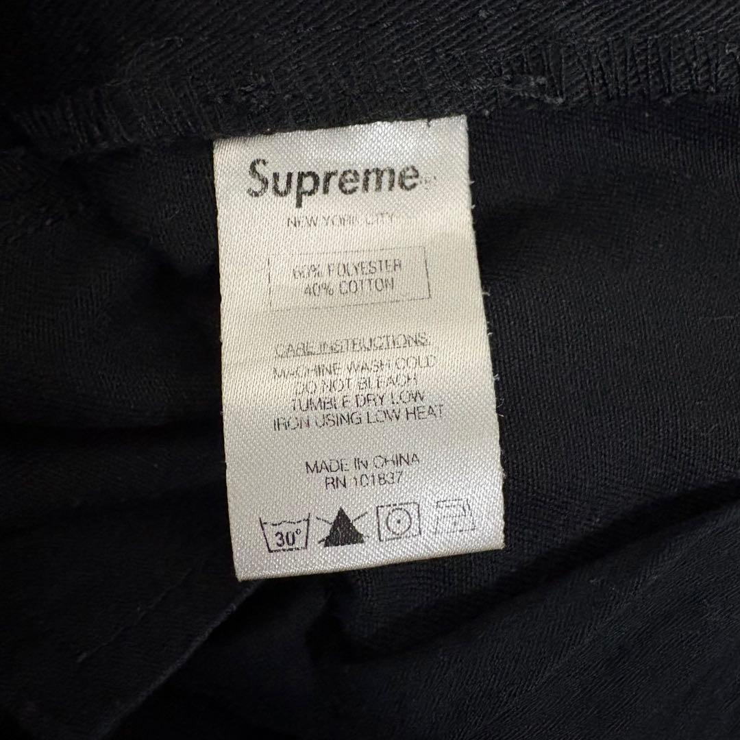 【激レア】SUPREME シュプリーム　ワークパンツ　チノパン　完売モデル　黒