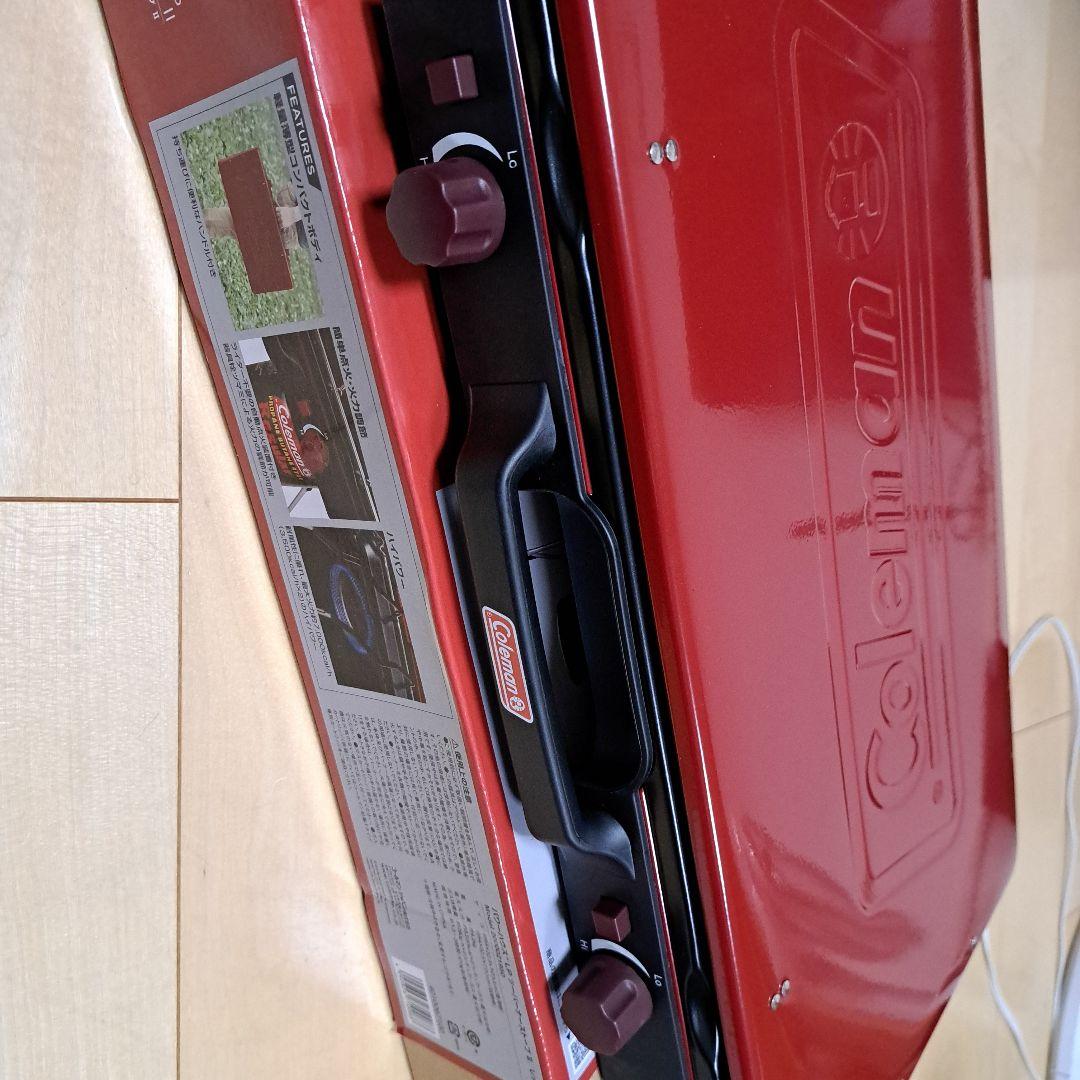 COLEMAN パワーハウスLPツーバーナーストーブII（レッド）