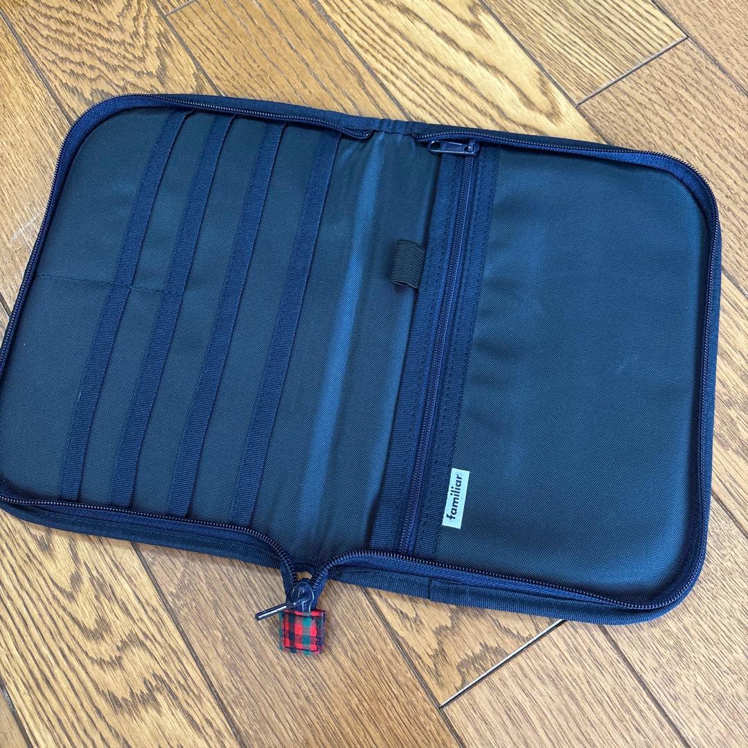 familiar 母子手帳ケース クマ刺繍