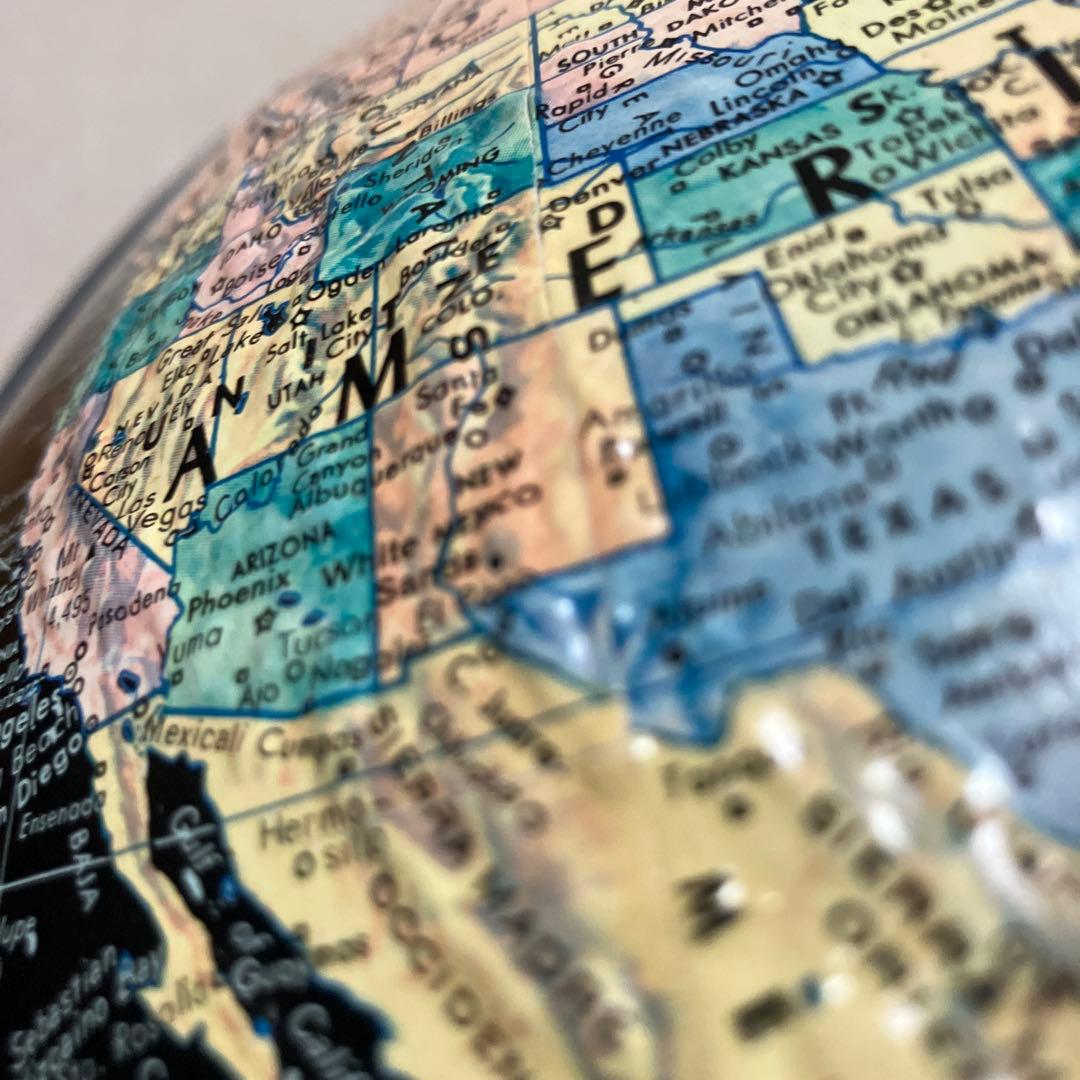 ビンテージ地球儀 ブラックオーシャン REPLOGLE アメリカ買付品70年代