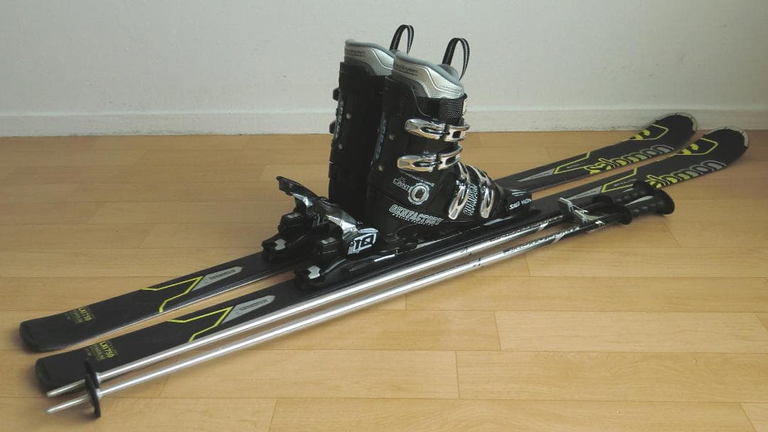 ■1月限定■送料無料■サロモン■メンズスキーセット■160/26.5■メンテ付■