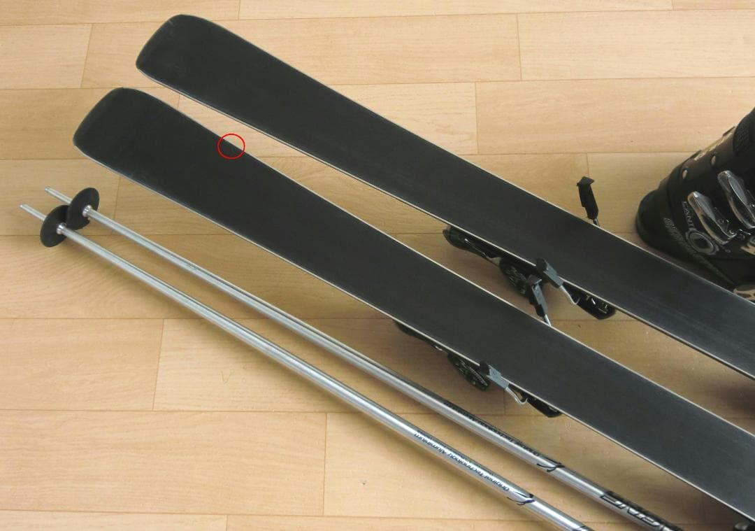 ■1月限定■送料無料■サロモン■メンズスキーセット■160/26.5■メンテ付■