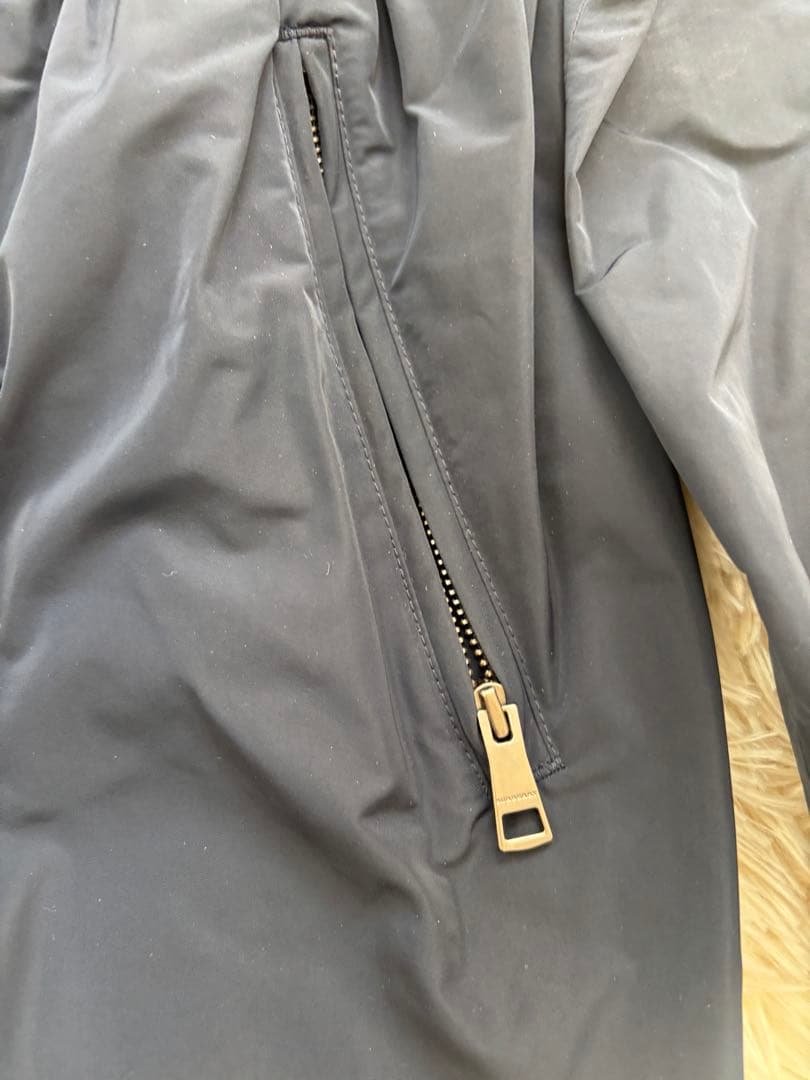 バーバリー　14y164cm ネイビー フレアシルエット トレンチコート