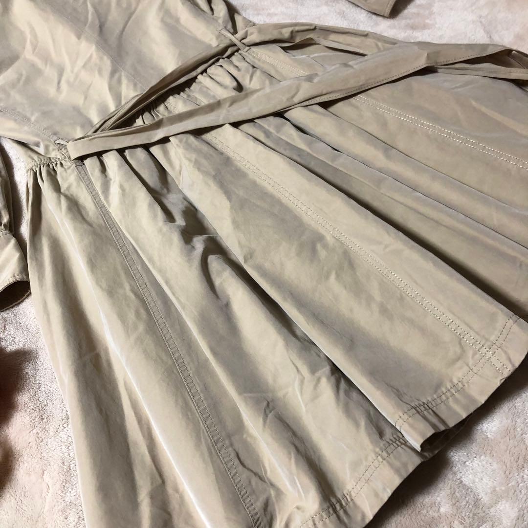 AKI　バーバリーブルーレーベル　トレンチコート　Aライン　ノバチェック