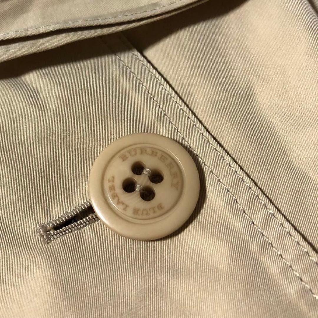 AKI　バーバリーブルーレーベル　トレンチコート　Aライン　ノバチェック