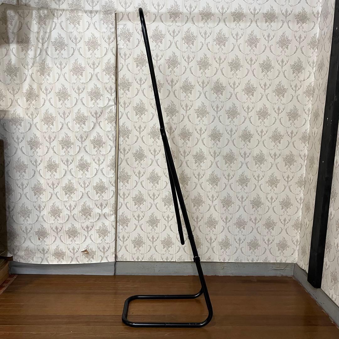 【アンティーク】昭和レトロ アイアンフレーム スタンドミラー 姿見 古道具