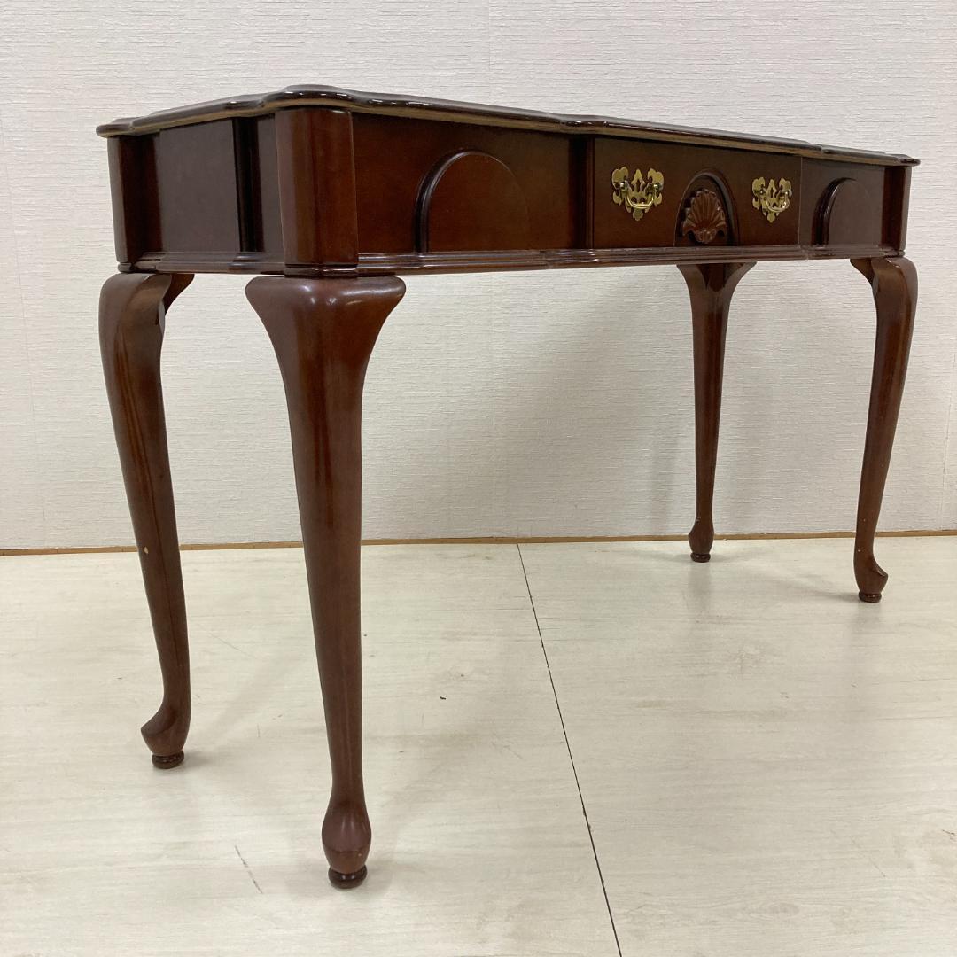 猫脚　コンソール　デスク　机　クラシック　アンティーク調