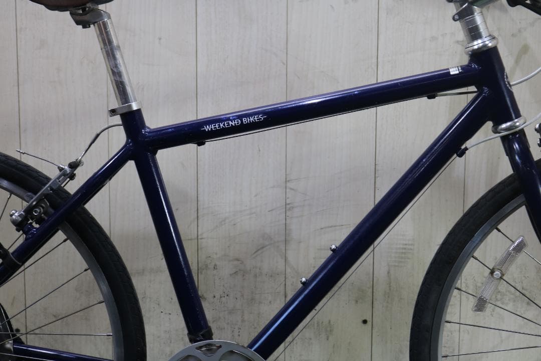 あさひ製WEEKEND アルミ 26型 シマノ7速 440mm BLUE クロス