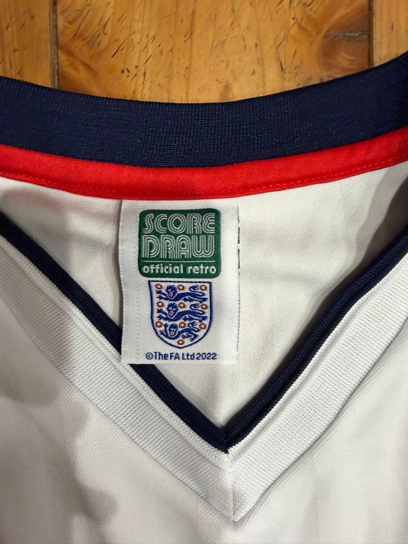 2002 イングランド代表　レプリカ　ユニフォーム ホーム