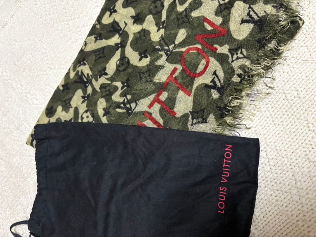 LOUIS VUITTON 村上隆カモフラージュストール