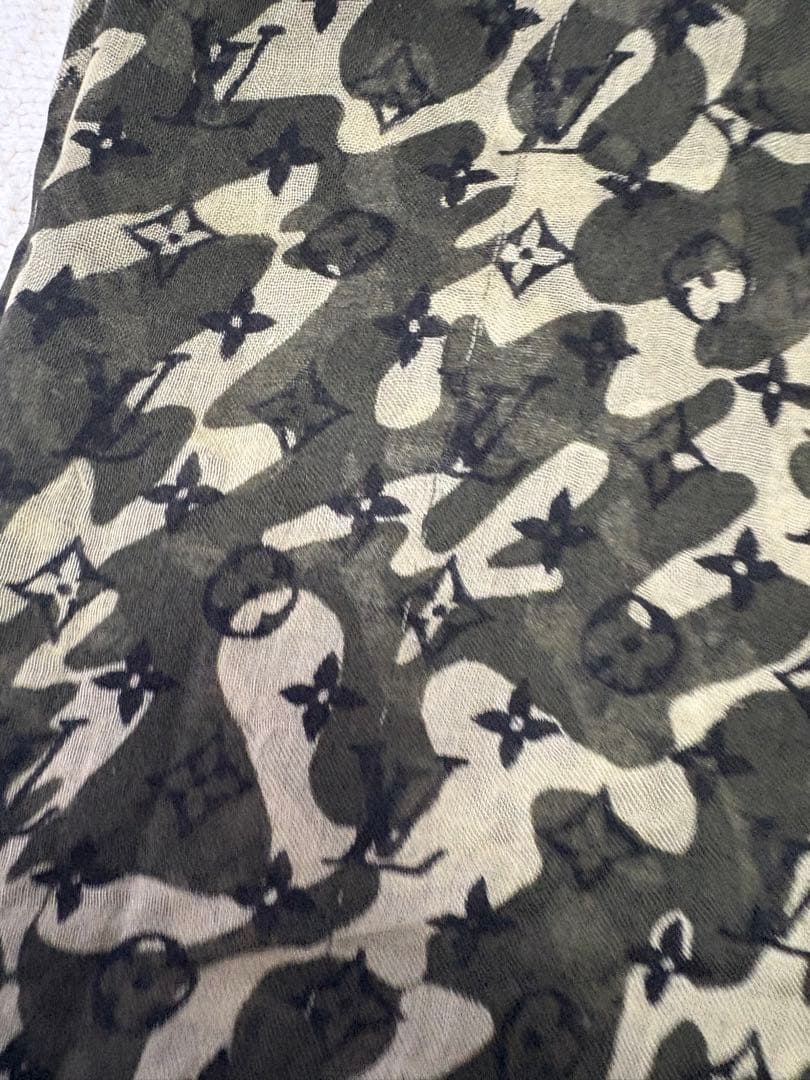 LOUIS VUITTON 村上隆カモフラージュストール