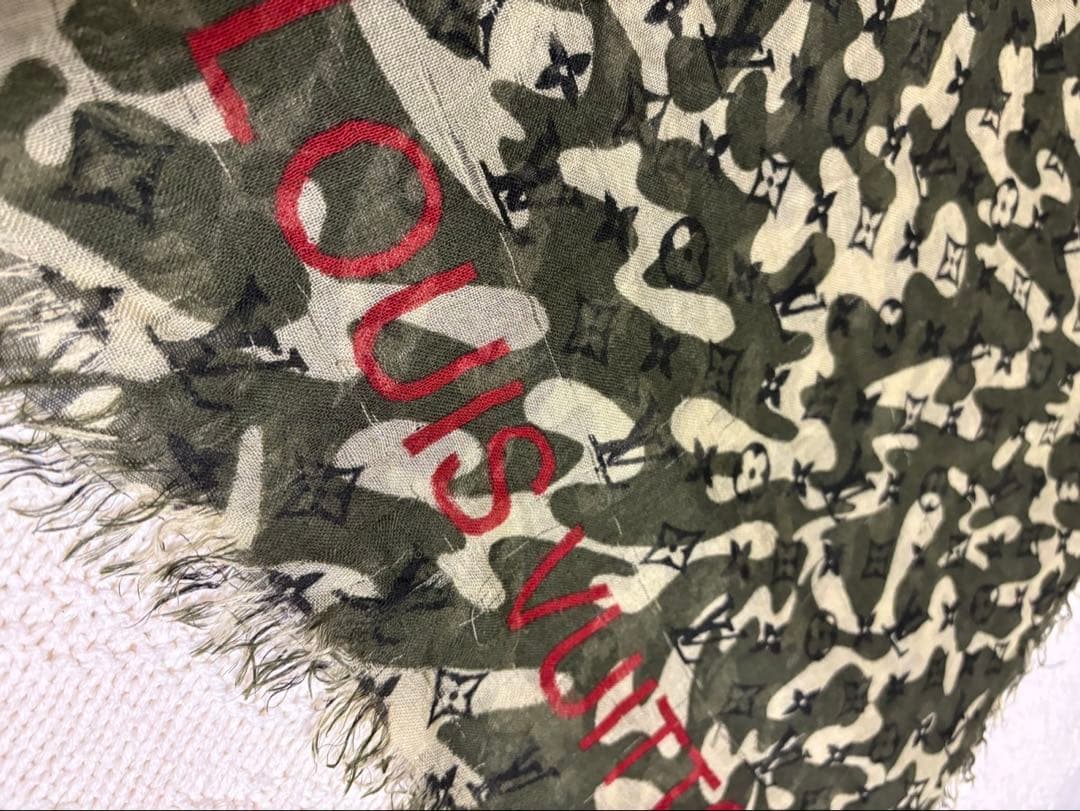 LOUIS VUITTON 村上隆カモフラージュストール