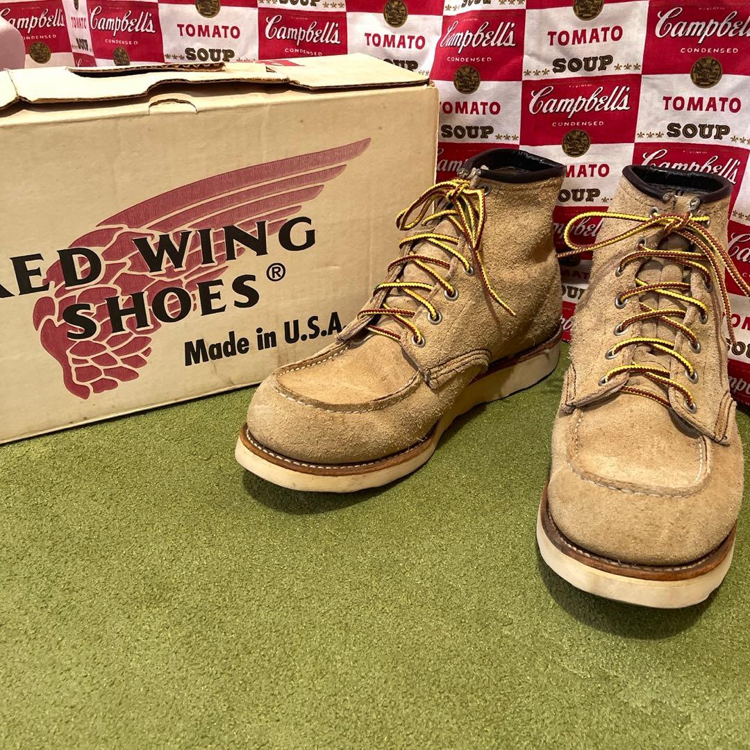 90s箱有★REDWING8173★スウェードアイリッシュセッター★犬タグ★9E