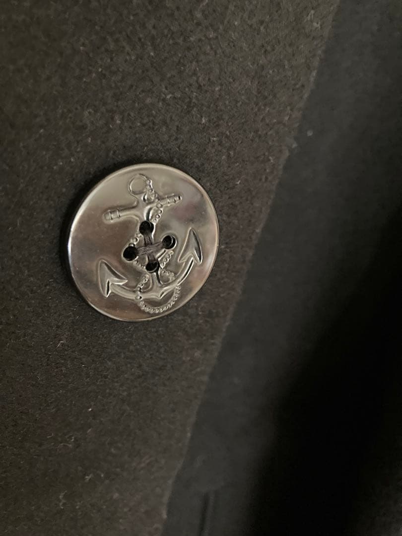 UNIQLO ウールブレンド ピーコート XL ブラック