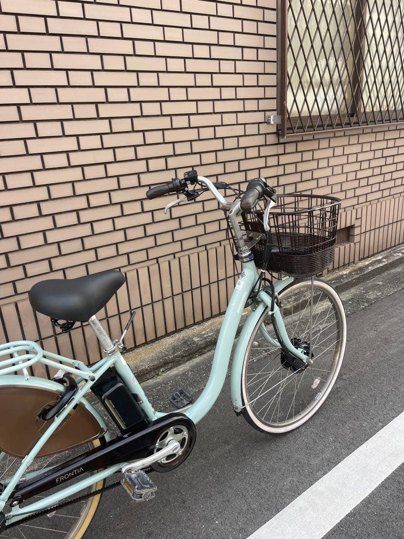 電動アシスト自転車 ミントグリーン 26インチ