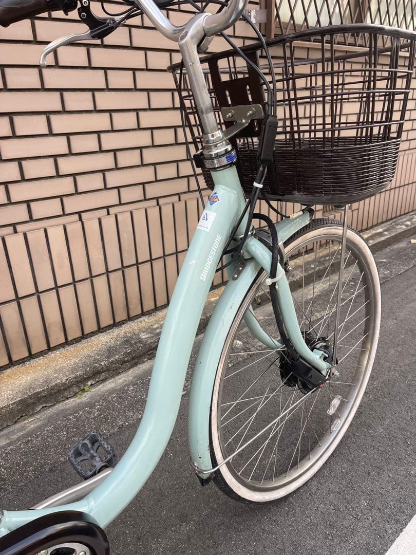 電動アシスト自転車 ミントグリーン 26インチ