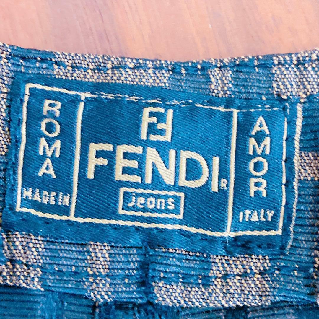 6FM108 FENDI フェンディ オーバーオール ズッカ柄 サロペット