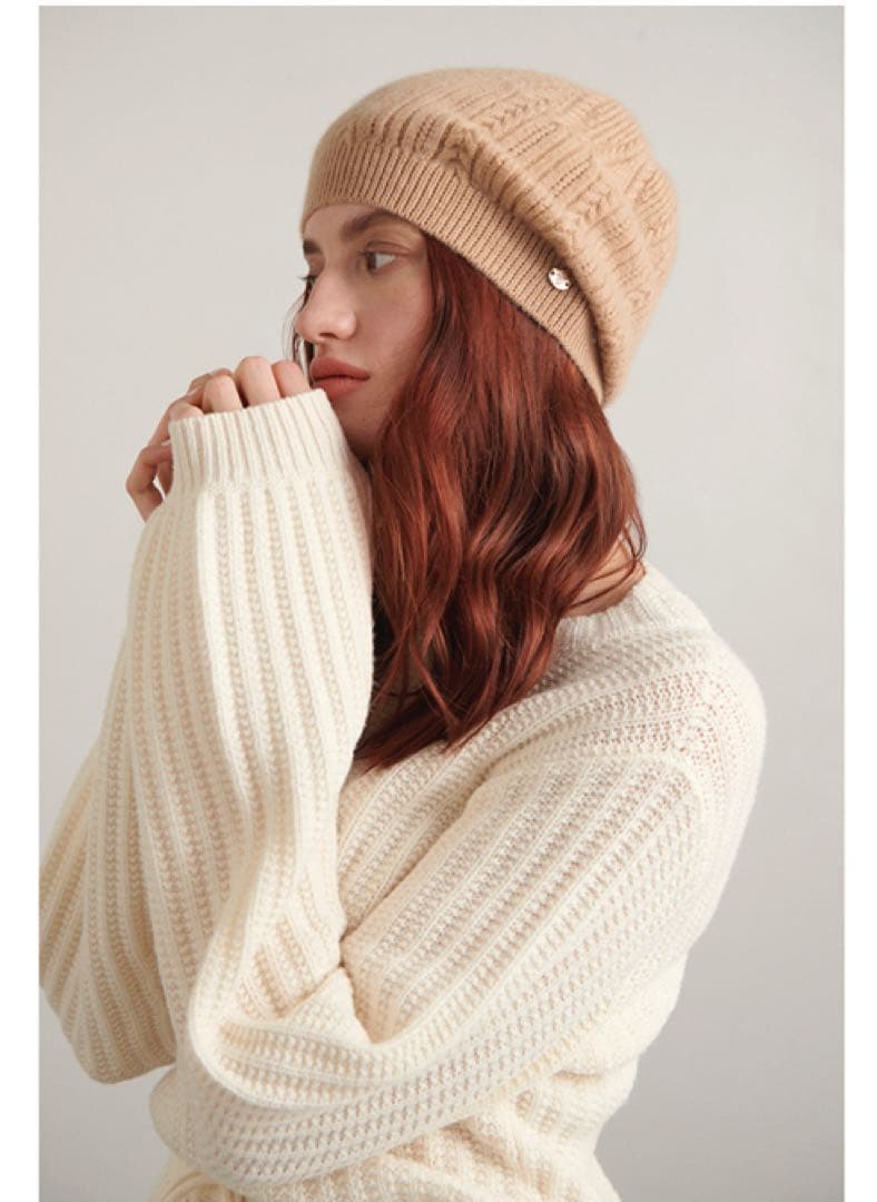 ヘレン・カミンスキー☆カシミヤ☆ニットキャップ☆極美品