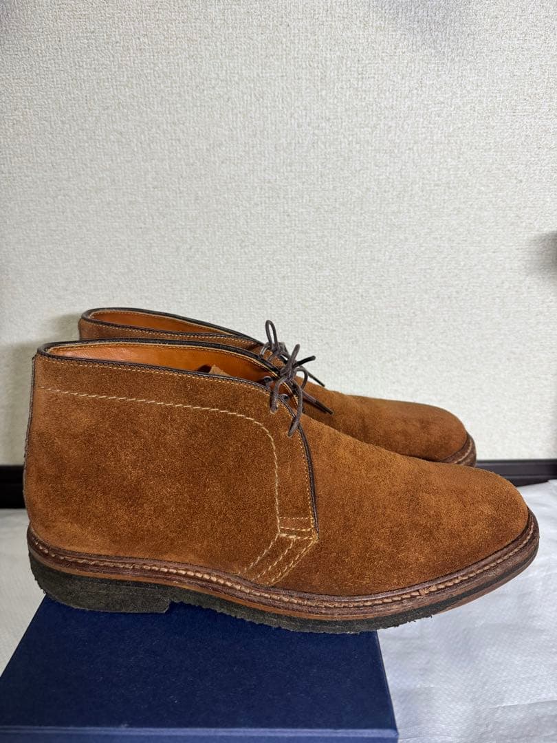 ALDEN オールデン 革靴 スウェード7.5 B/D 約25.5cm 箱 袋付