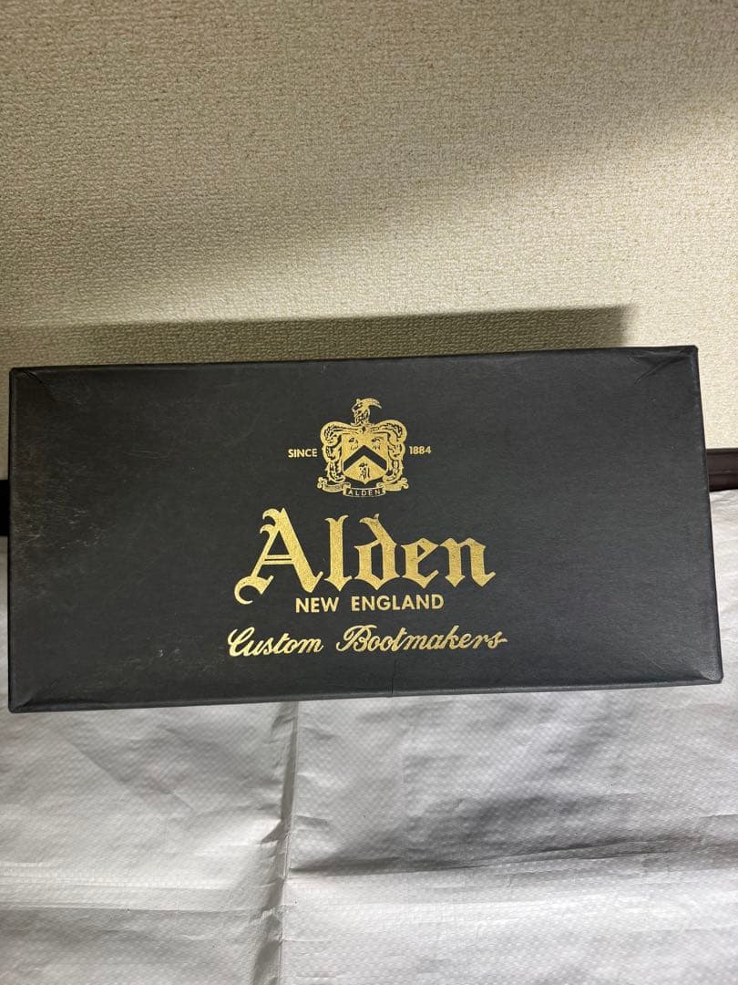 ALDEN オールデン 革靴 スウェード7.5 B/D 約25.5cm 箱 袋付