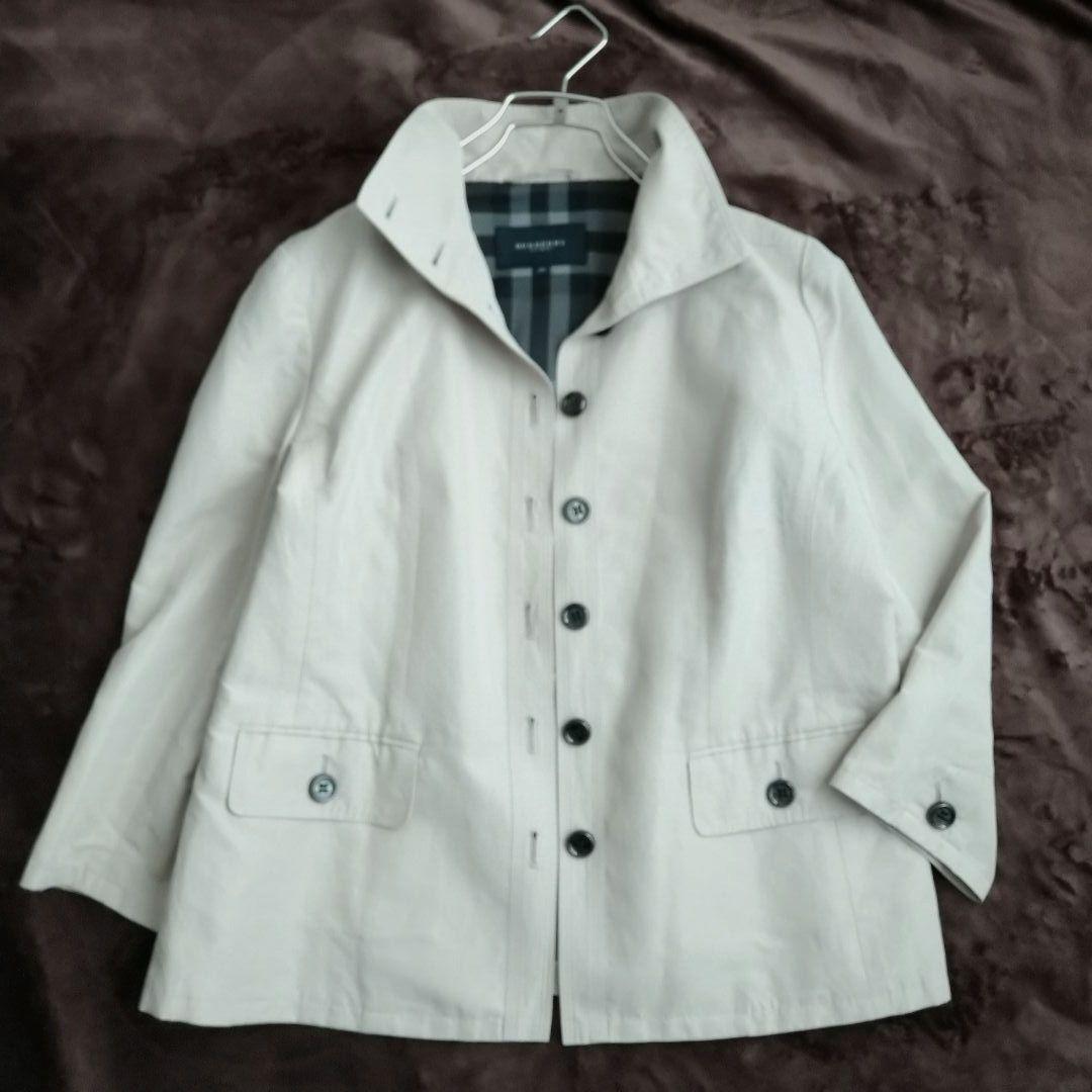 バーバリーロンドン ベージュ ショートジャケット 大きいサイズ 48