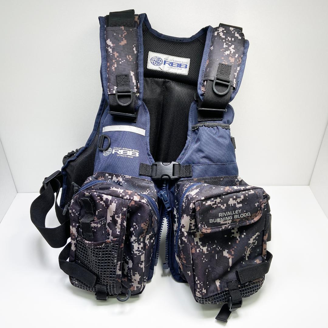 リバレイ RBB ゲームベストII 8897 フリー ネイビーカモ