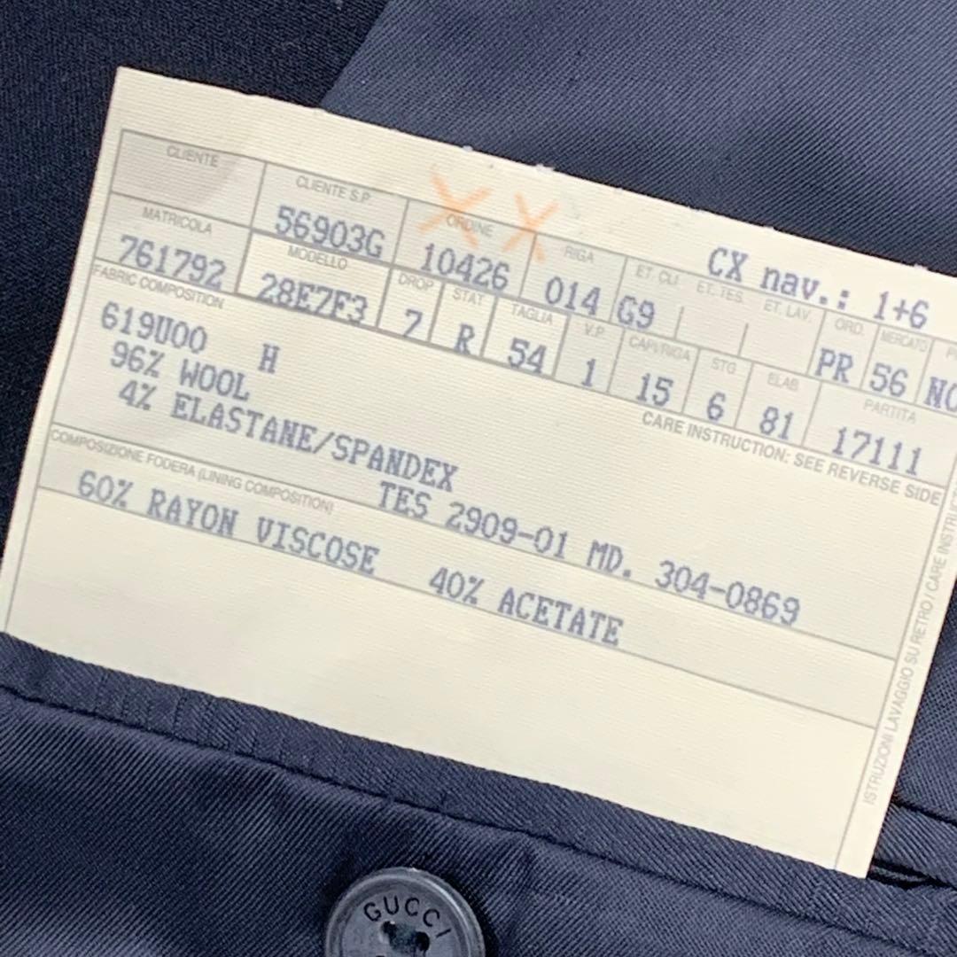 GUCCI グッチ スーツ ジャケット ブラック 54