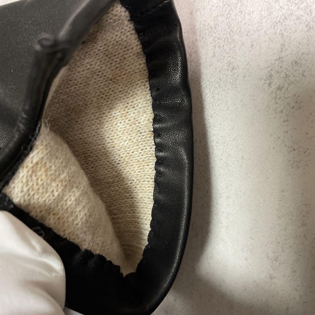 トリーバーチ　グローブ　ブラック　ゴールドロゴ　エレガント　レザー　新品