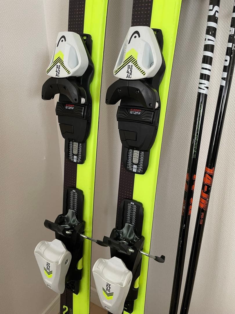 HEAD スキー板（137cm）、ポール、スキーケース