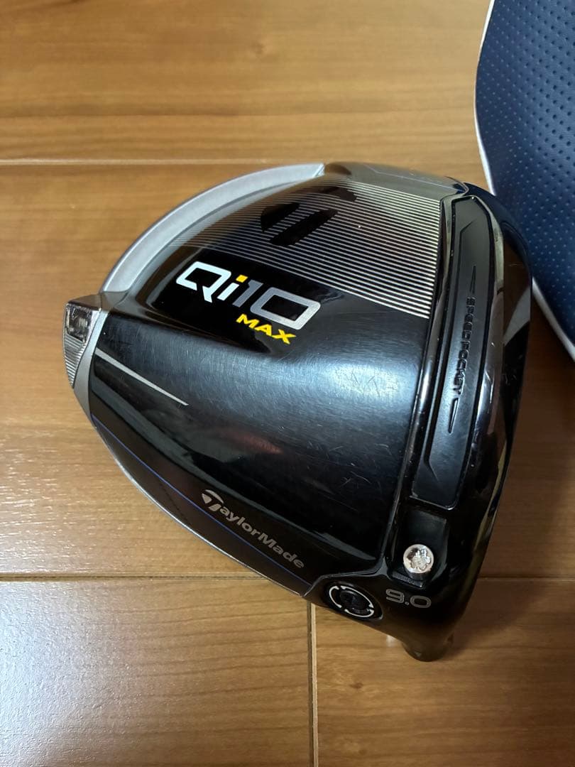 テーラーメイド Qi10 MAX ドライバー ヘッド単品 9.0° ヘッドカバー