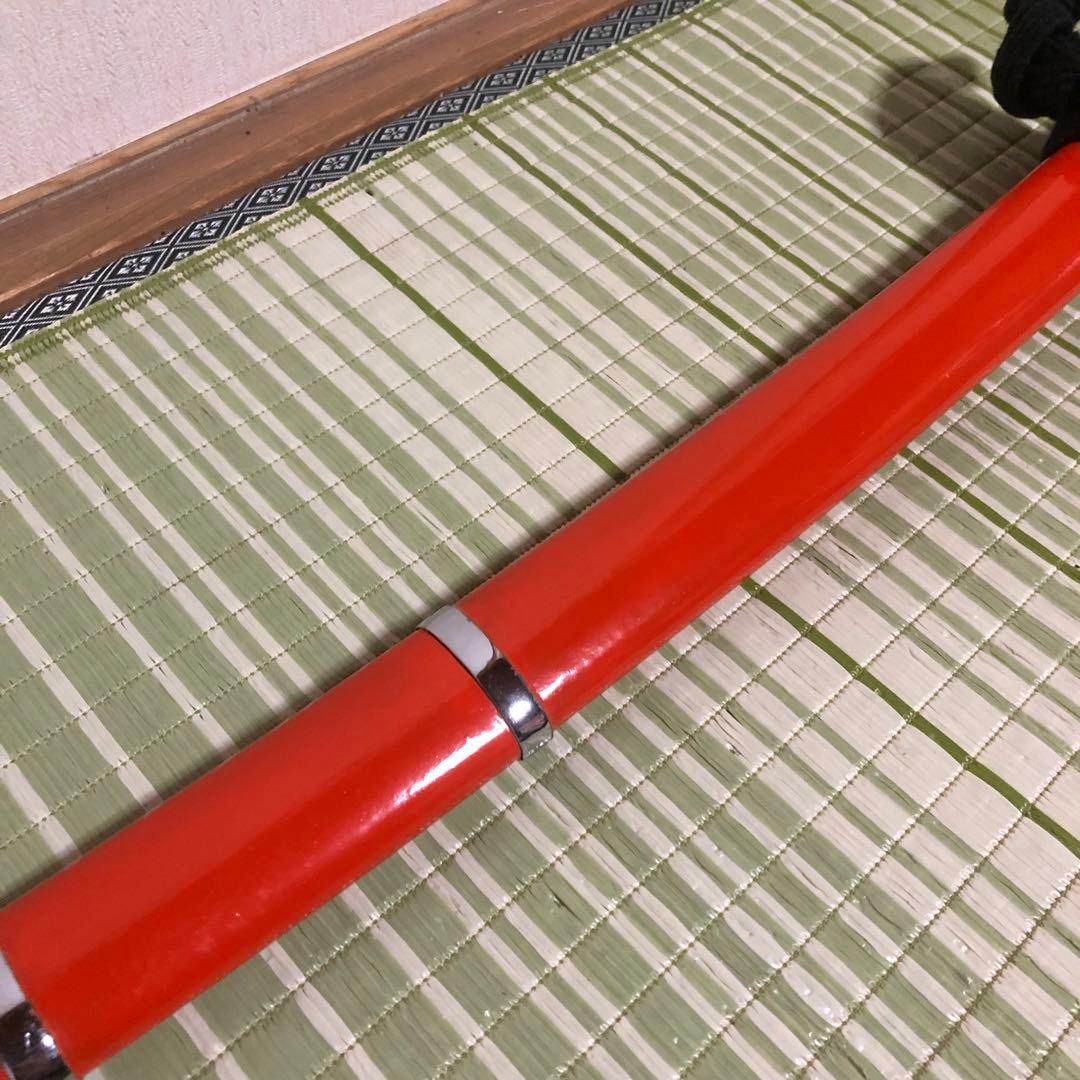 模造刀　模擬刀　武士　侍　伝統工芸　剣　ソード小太刀　鞘　鍔　大衆演劇　赤　朱色