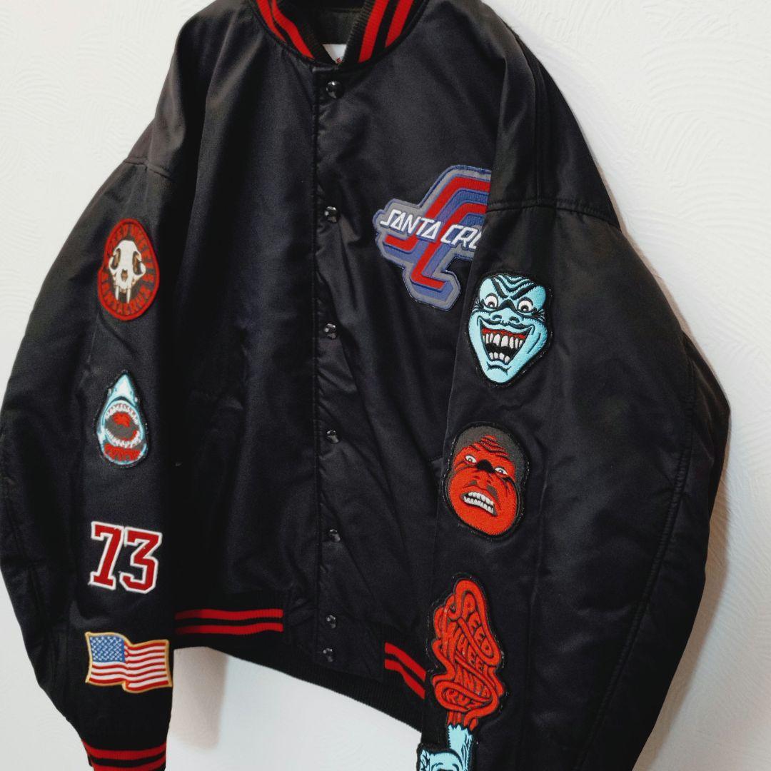 美品 SANTA CRUZ サンタクルーズ スタジャン ワッペン